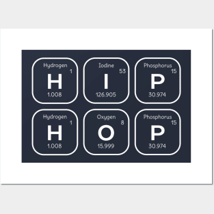 Hip Hop Periodically Table Of Elements Posters and Art